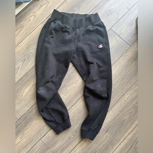 Champion MVP heavyweight reverse weave  black Woven jogger Pants